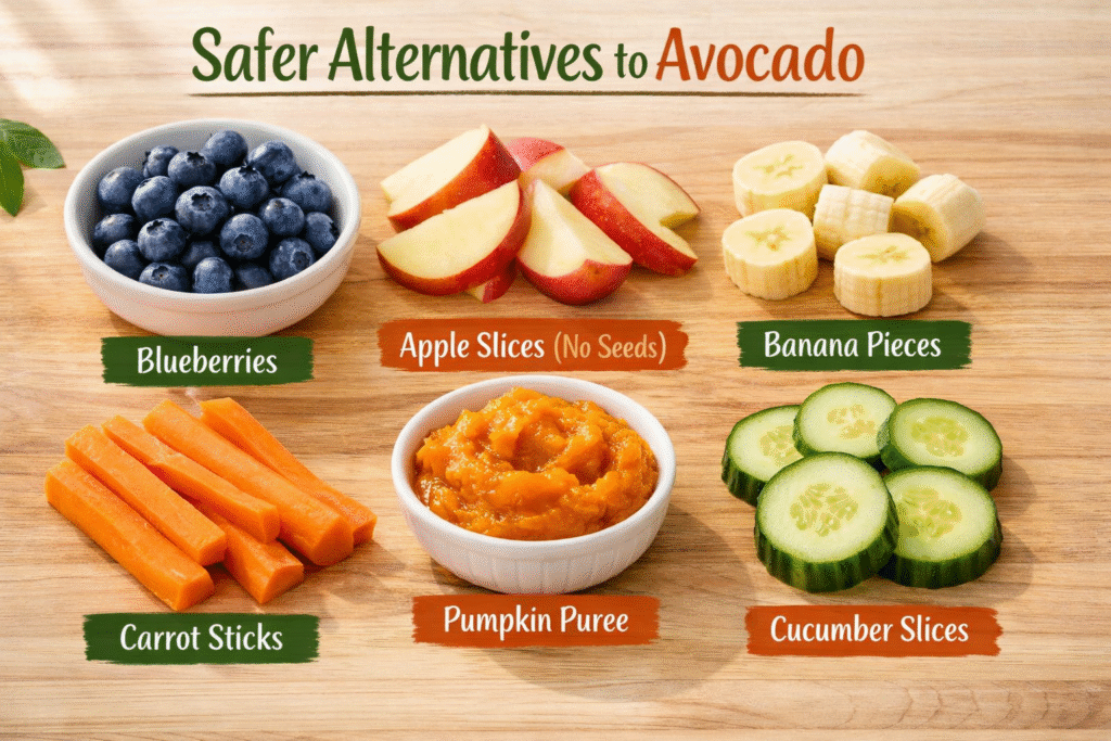 Dog-safe fruit and vegetable alternatives to avocado